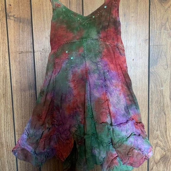 Tops - 🧚♀️🌈 Sacred Threads 2000s fairy tank top ✨🌿